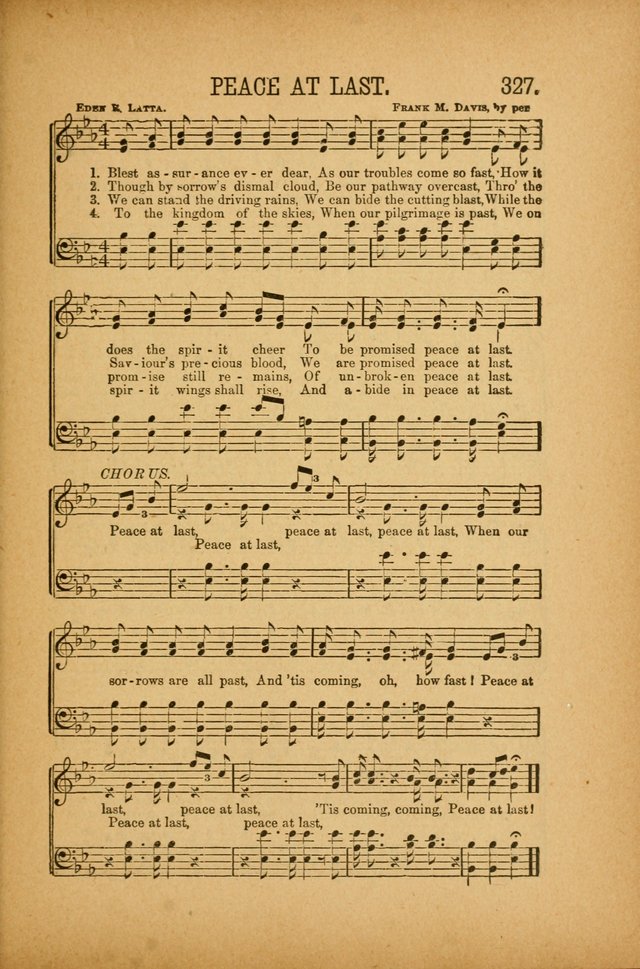 Quartette: containing Songs for the Ransomed, Songs of Love Peace and Joy, Gems of Gospel Song, Salvation Echoes, with one hundred choice selections added page 237