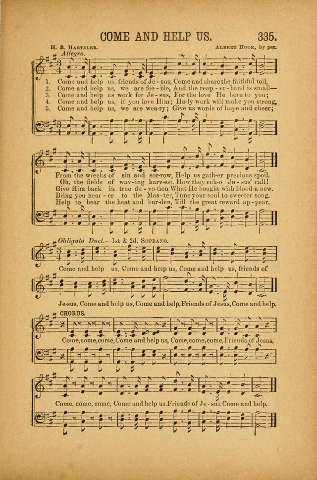 Quartette: containing Songs for the Ransomed, Songs of Love Peace and Joy, Gems of Gospel Song, Salvation Echoes, with one hundred choice selections added page 245