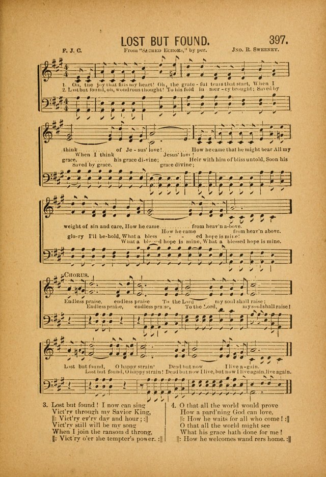 Quartette: containing Songs for the Ransomed, Songs of Love Peace and Joy, Gems of Gospel Song, Salvation Echoes, with one hundred choice selections added page 297