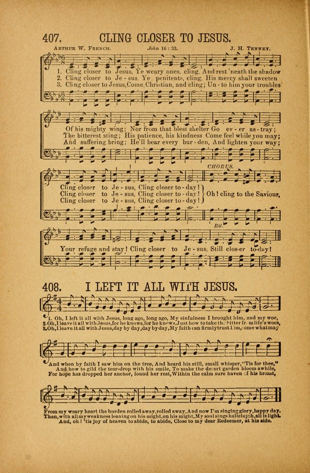 Quartette: containing Songs for the Ransomed, Songs of Love Peace and Joy, Gems of Gospel Song, Salvation Echoes, with one hundred choice selections added page 306