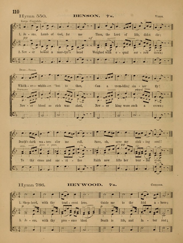 Quartet and chorus choir: companion to Songs for the sanctuary. page 117