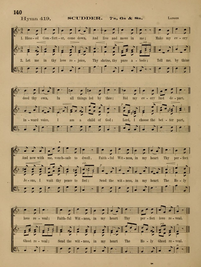 Quartet and chorus choir: companion to Songs for the sanctuary. page 147