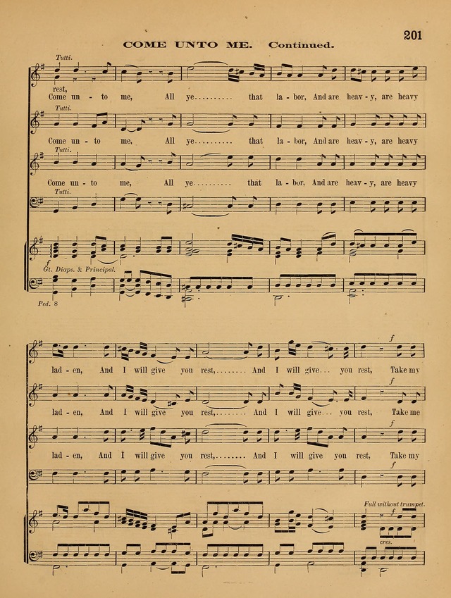 Quartet and chorus choir: companion to Songs for the sanctuary. page 208
