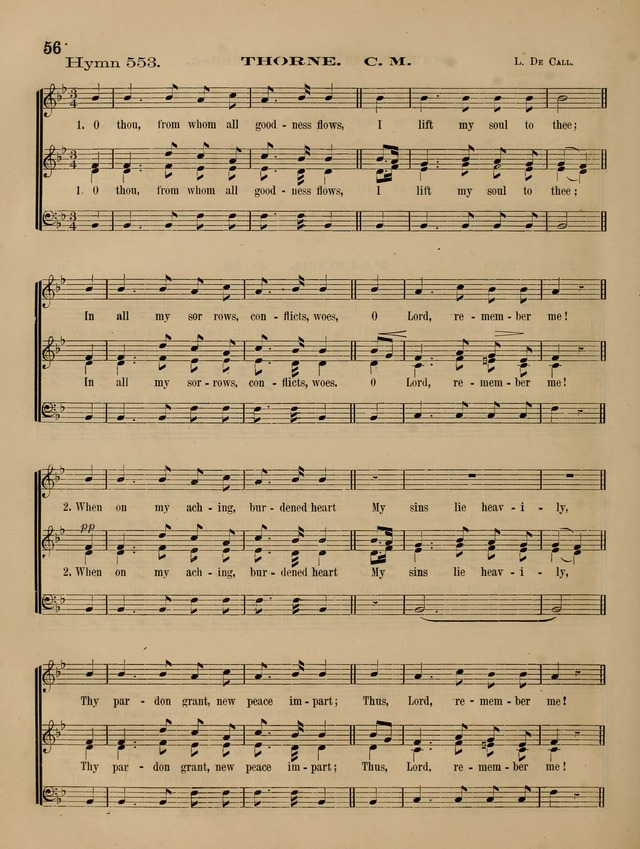 Quartet and chorus choir: companion to Songs for the sanctuary. page 63