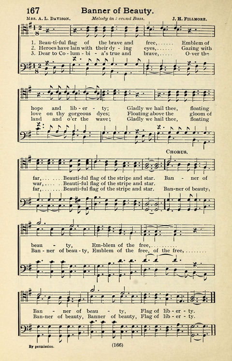 Quartets and Choruses for Men: A Collection of New and Old Gospel Songs to which is added Patriotic, Prohibition and Entertainment Songs page 164
