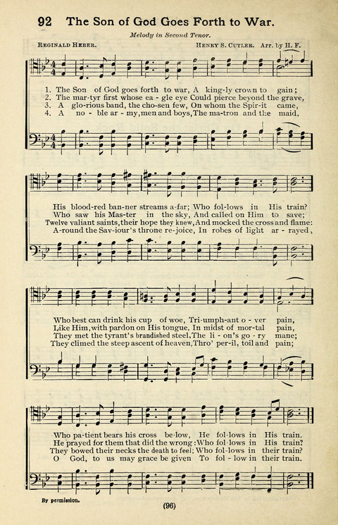 Quartets and Choruses for Men: A Collection of New and Old Gospel Songs to which is added Patriotic, Prohibition and Entertainment Songs page 94
