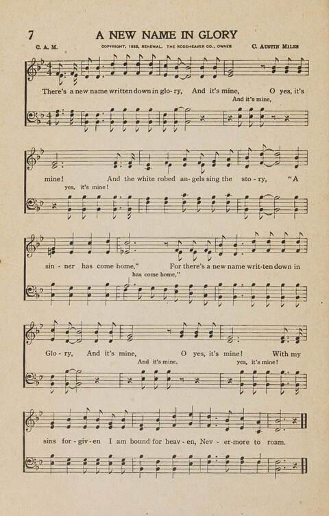 New Rodeheaver-Ackley Short Choruses No. 2: a special collection of choruses only, for all religious services page 4