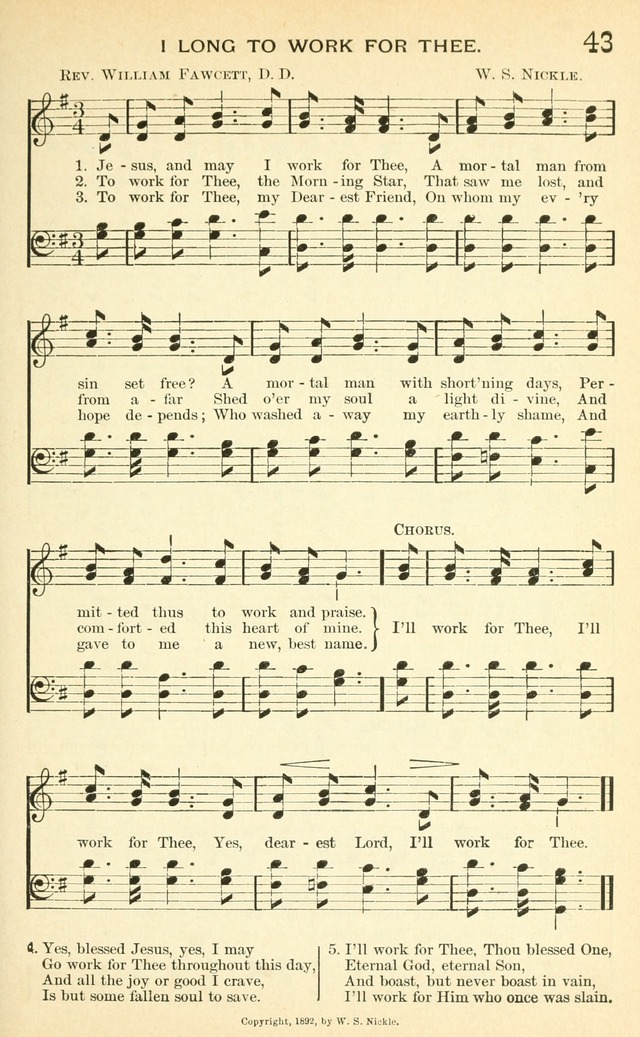 Rich in Blessing: a grand new collection for Sunday-schools, Christian endeavor, Epworth League, revival, camp and prayer meetings, choirs, and the home circle page 52