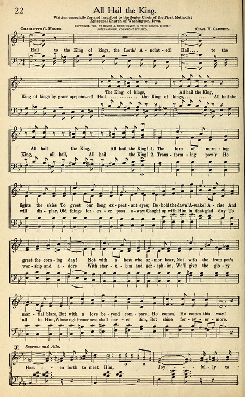 Rodeheaver Chorus Collection page 22