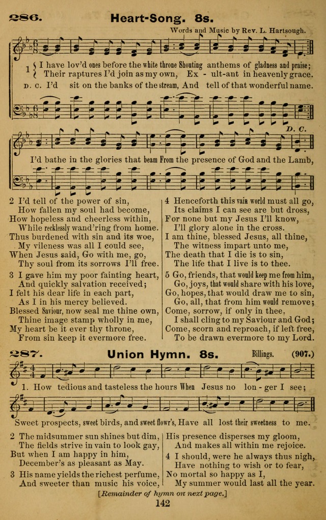 The Revivalist: a Collection of Choice Revival Hymns and Tunes page 142