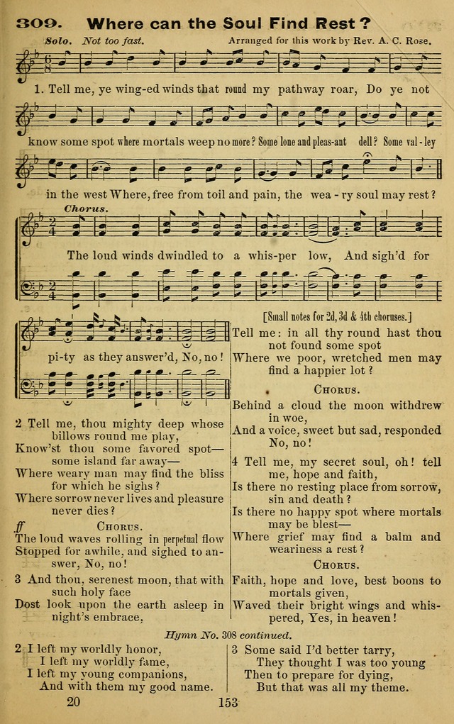 The Revivalist: a Collection of Choice Revival Hymns and Tunes page 153