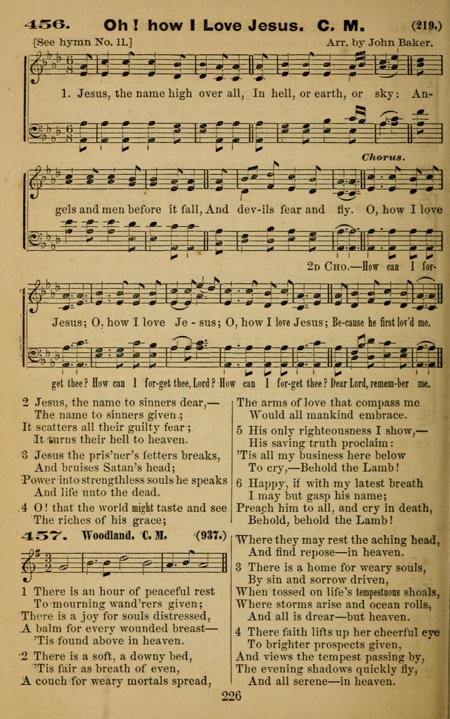 The Revivalist: a Collection of Choice Revival Hymns and Tunes page 226