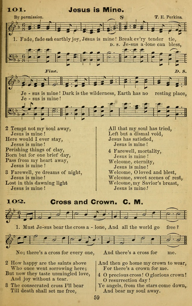 The Revivalist: a Collection of Choice Revival Hymns and Tunes page 59