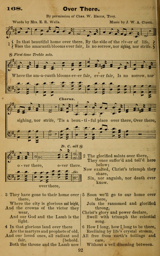 The Revivalist: a Collection of Choice Revival Hymns and Tunes page 92