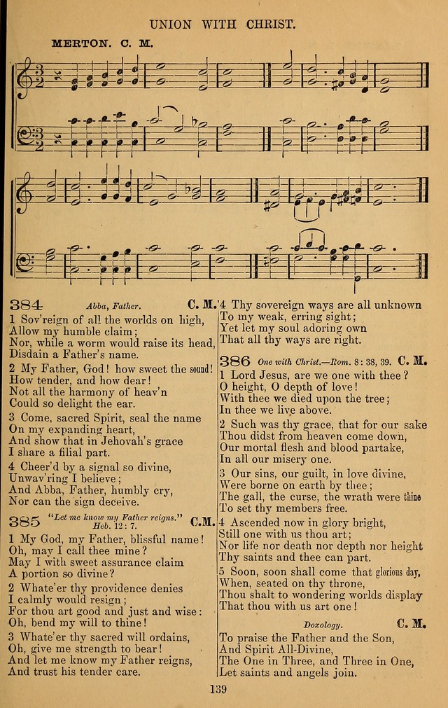 The Reformed Church Hymnal: with tunes page 139