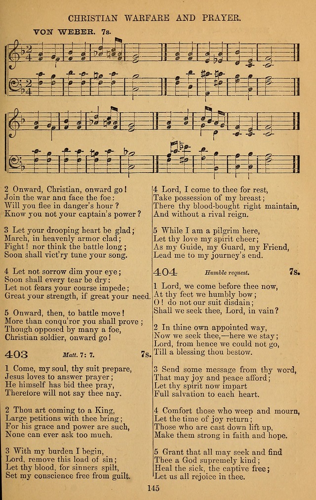 The Reformed Church Hymnal: with tunes page 145