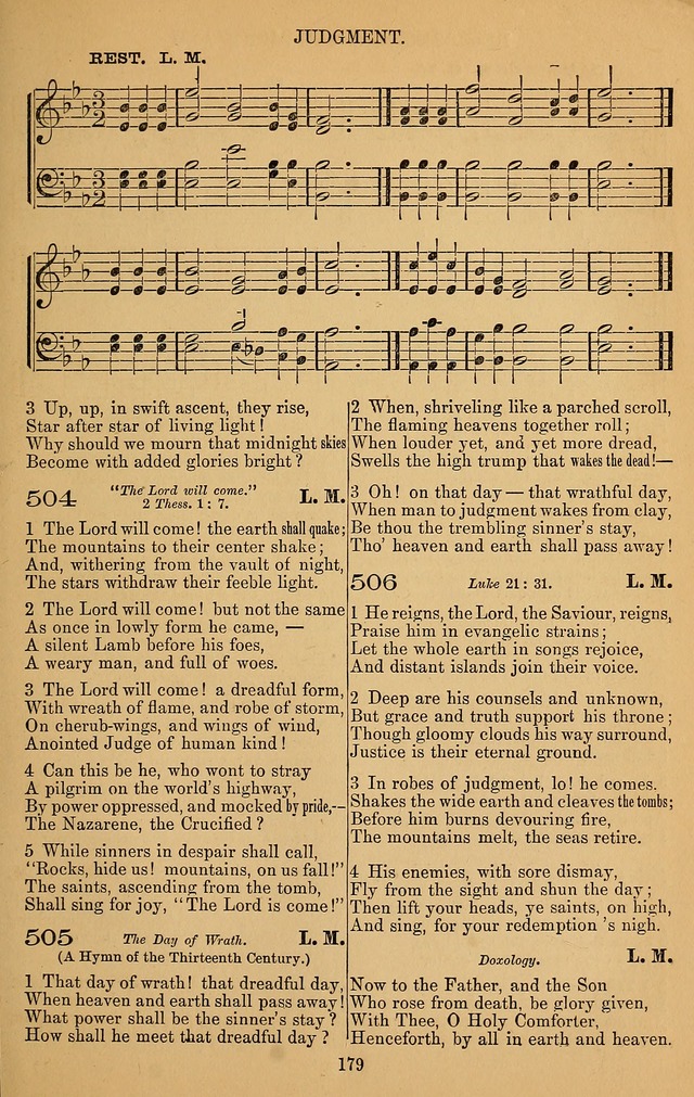 The Reformed Church Hymnal: with tunes page 179