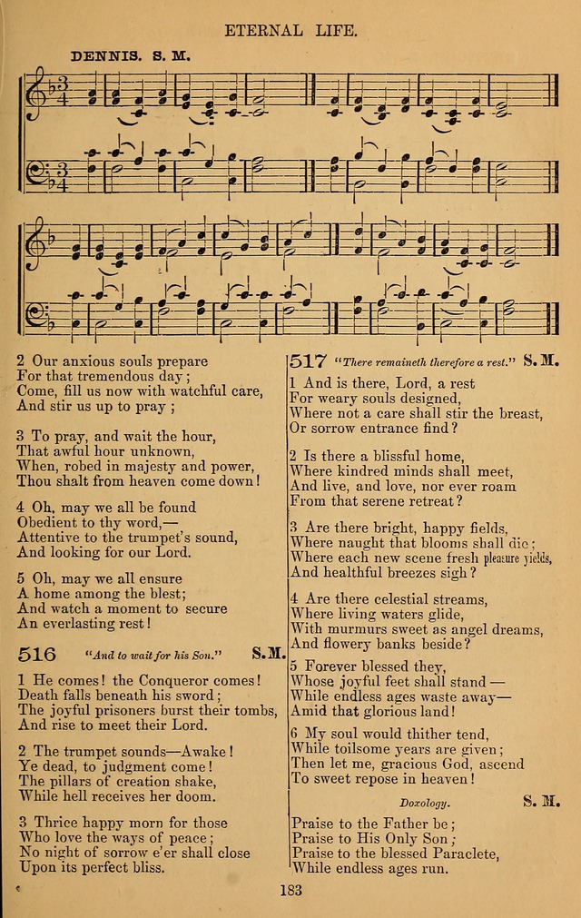 The Reformed Church Hymnal: with tunes page 183