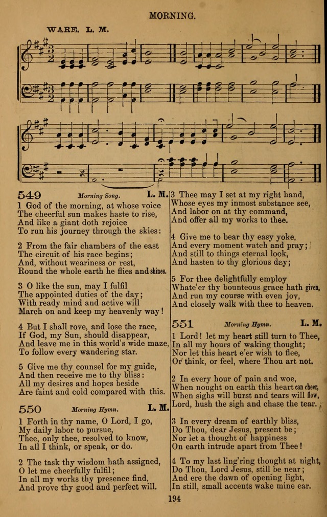 The Reformed Church Hymnal: with tunes page 194