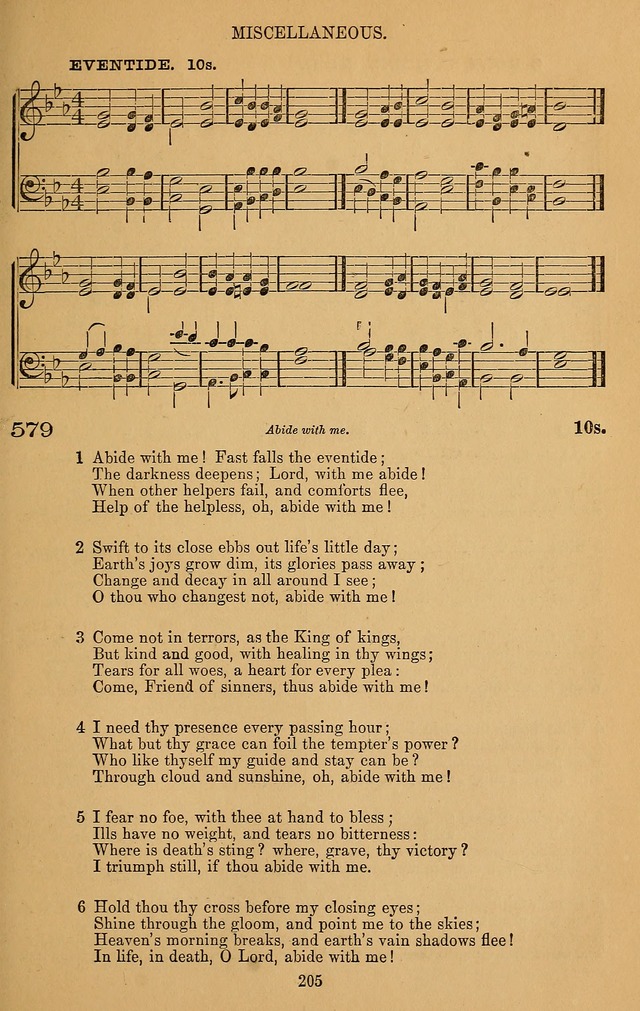 The Reformed Church Hymnal: with tunes page 205