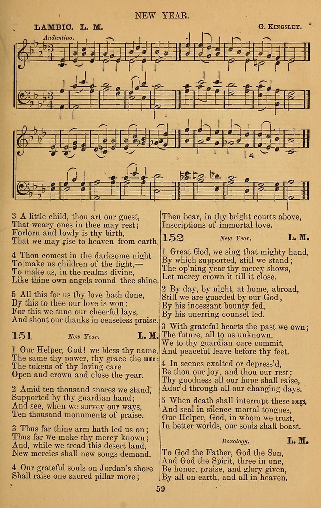 The Reformed Church Hymnal: with tunes page 59