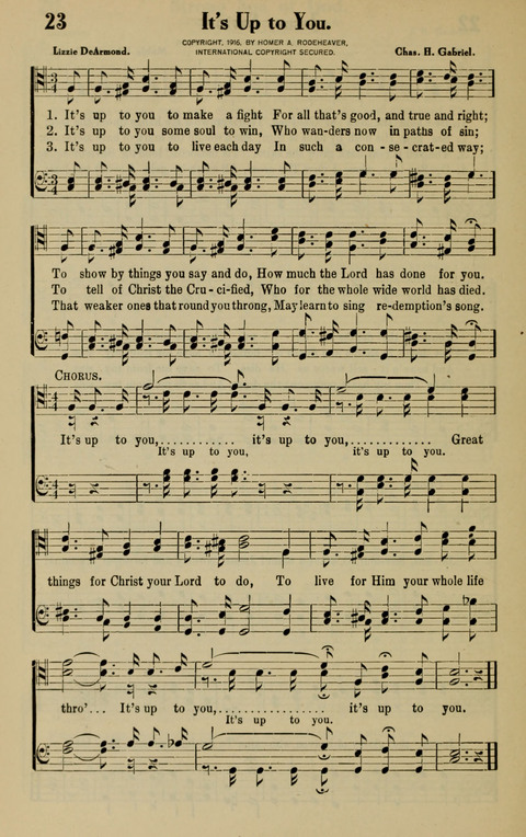 Rodeheaver Collection for Male Voices: One hundred and sixty Quartets and Choruses for men page 22