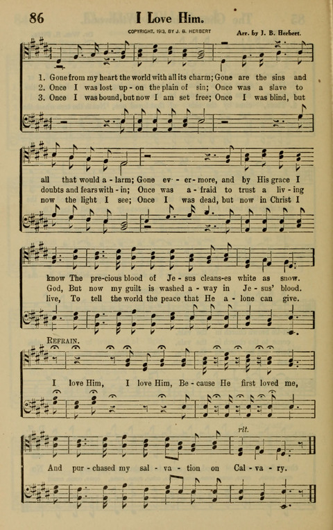 Rodeheaver Collection for Male Voices: One hundred and sixty Quartets and Choruses for men page 80