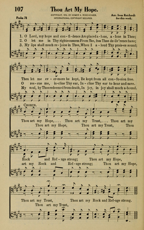 Rodeheaver Collection for Male Voices: One hundred and sixty Quartets and Choruses for men page 98