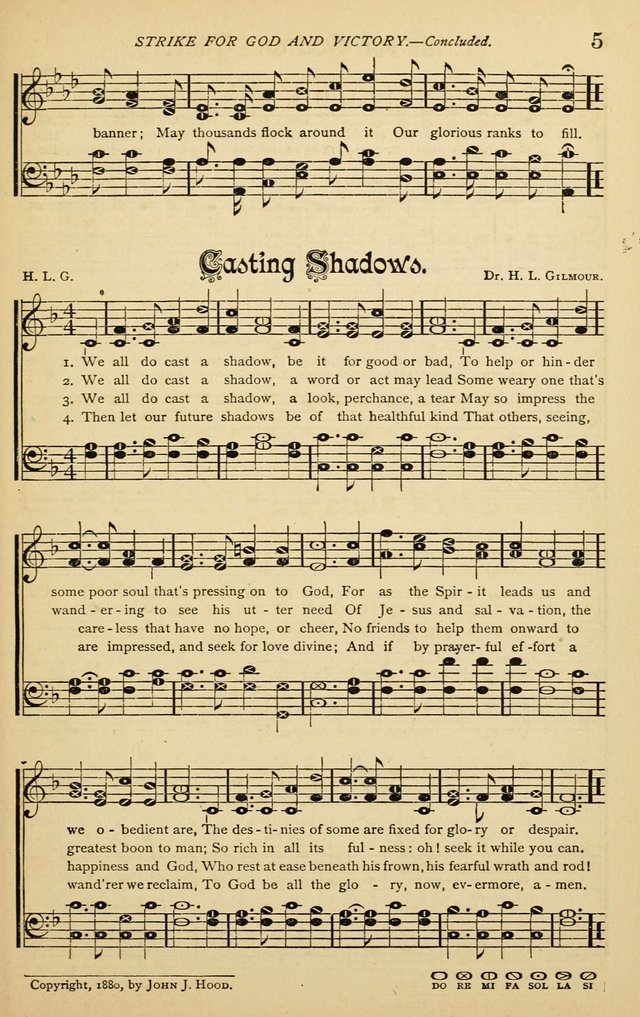 The Royal Fountain No. 3: sacred songs and hymns for use in Sabbath-school or prayer meeting page 5