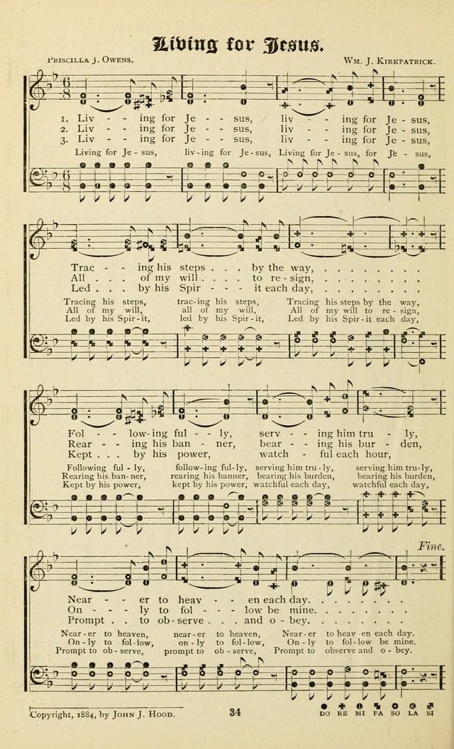 The Royal Fountain No. 4: sacred songs and hymns for use in Sabbath-school or prayer meeting page 70