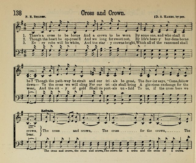 Royal Gems: a new and choice collection of Sunday school songs page 138
