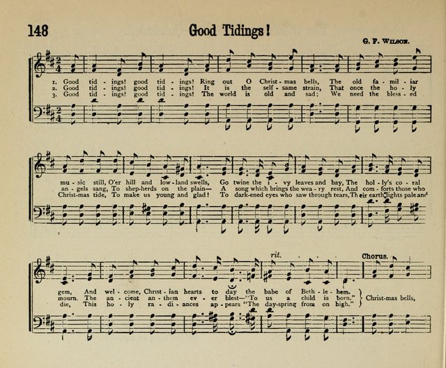 Royal Gems: a new and choice collection of Sunday school songs page 148