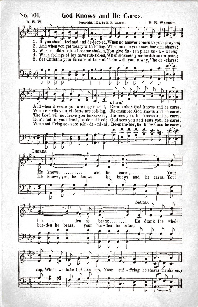 Reformation Glory: a new and inspiring collection of gospel hymns for evangelistic services page 101