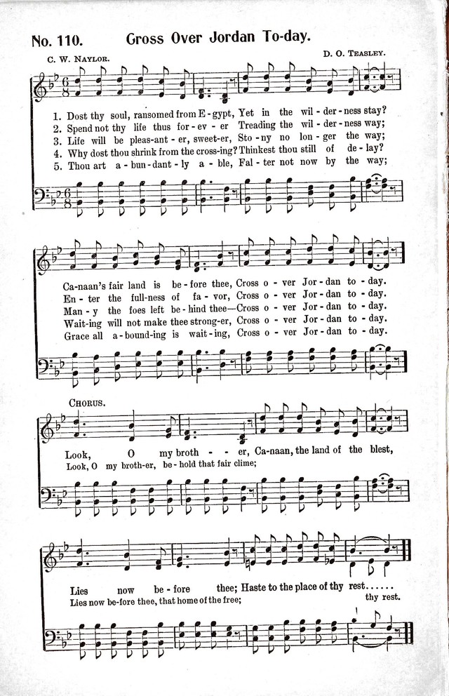 Reformation Glory: a new and inspiring collection of gospel hymns for evangelistic services page 110