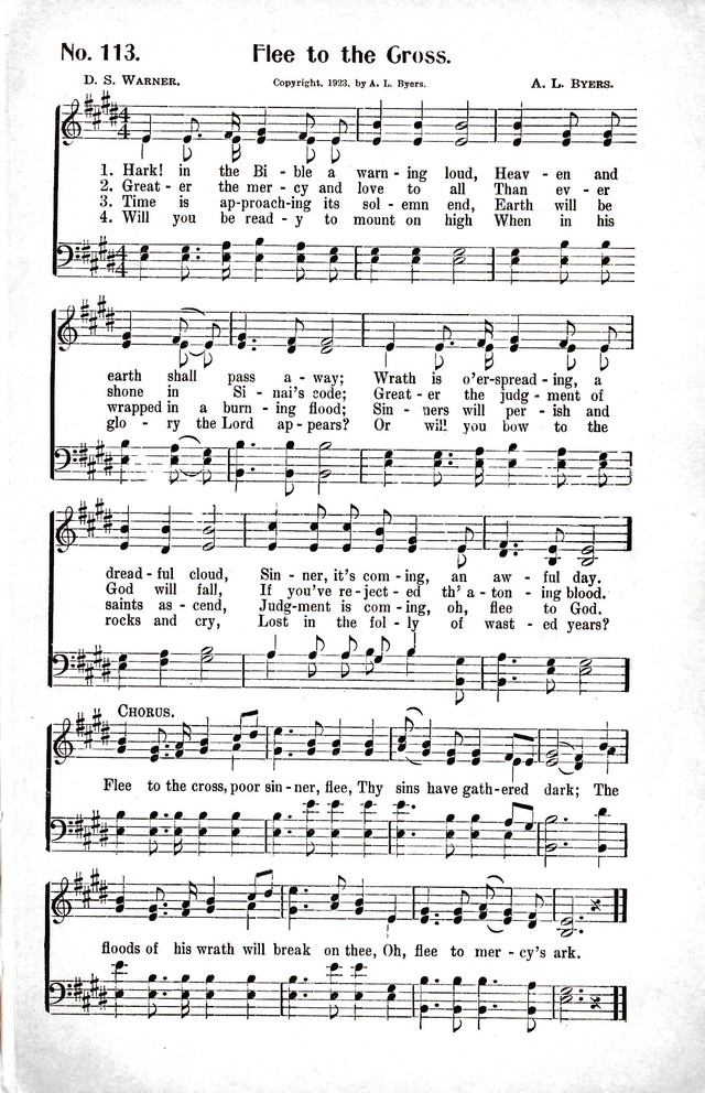Reformation Glory: a new and inspiring collection of gospel hymns for evangelistic services page 113