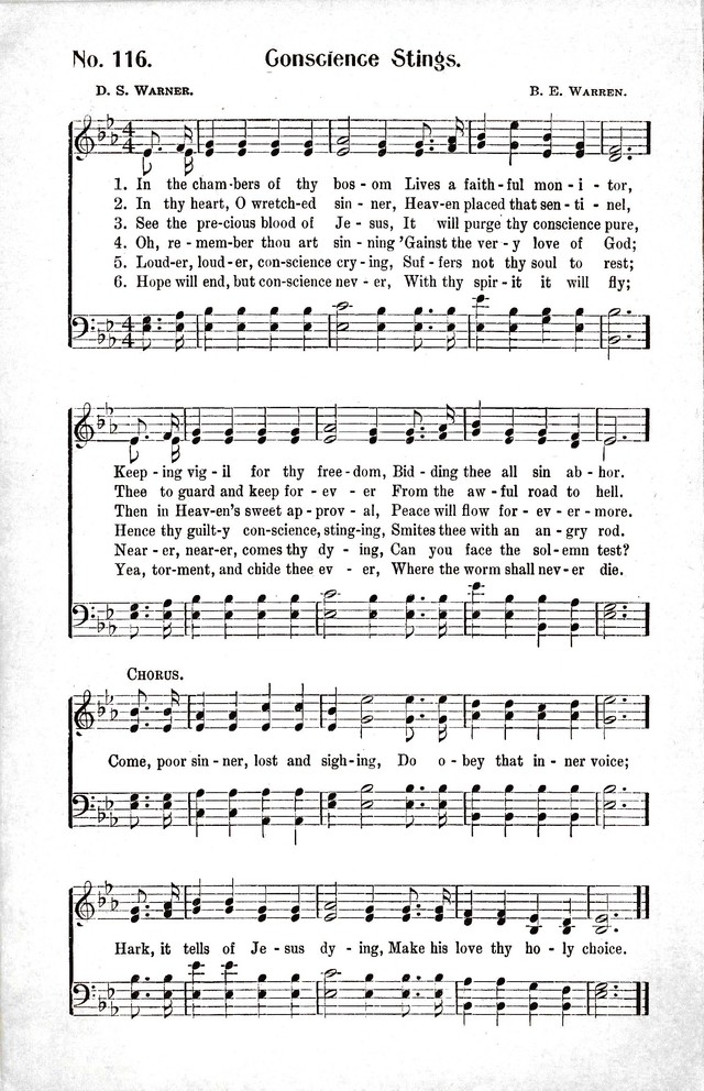 Reformation Glory: a new and inspiring collection of gospel hymns for evangelistic services page 116