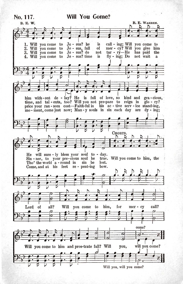 Reformation Glory: a new and inspiring collection of gospel hymns for evangelistic services page 117