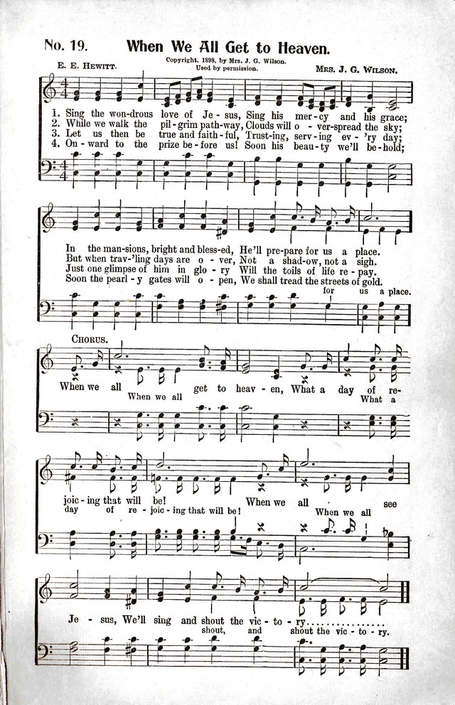 Reformation Glory: a new and inspiring collection of gospel hymns for evangelistic services page 19