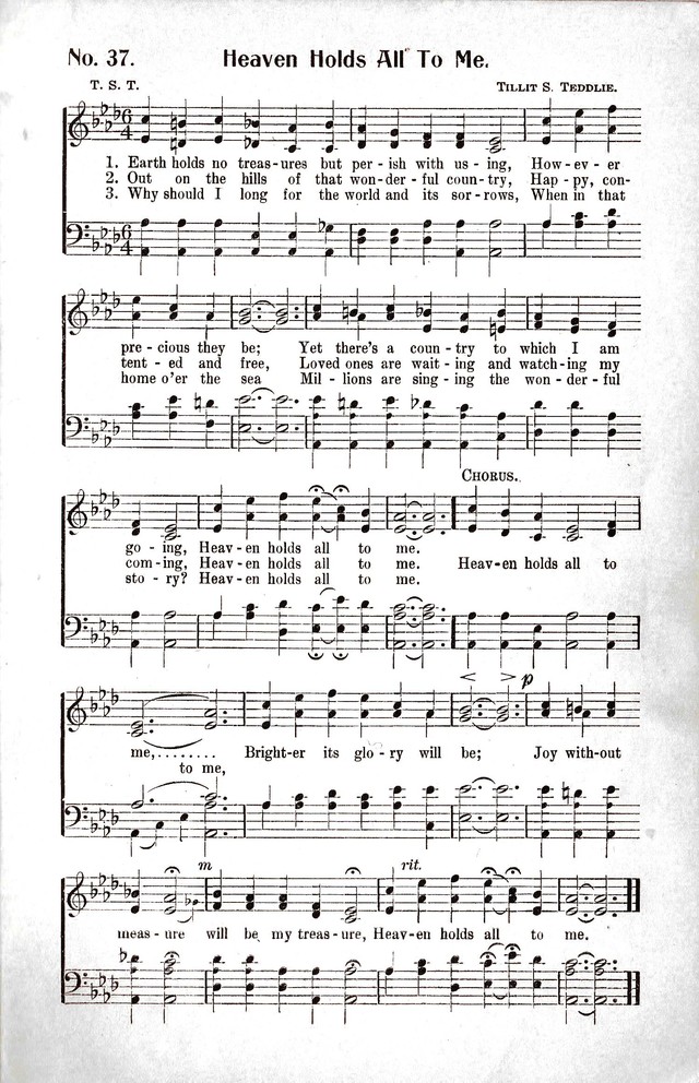 Reformation Glory: a new and inspiring collection of gospel hymns for evangelistic services page 37