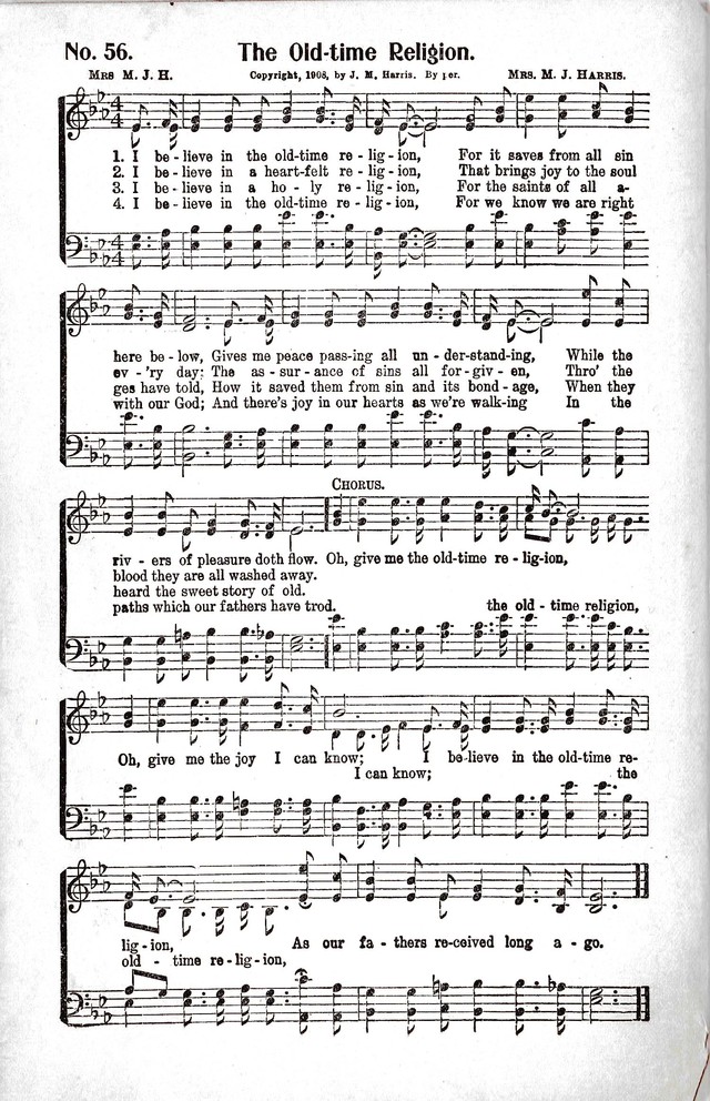 Reformation Glory: a new and inspiring collection of gospel hymns for evangelistic services page 56