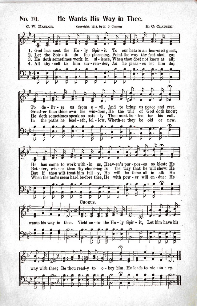 Reformation Glory: a new and inspiring collection of gospel hymns for evangelistic services page 70