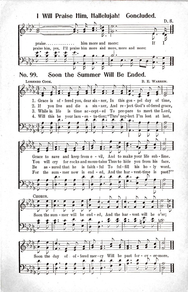 Reformation Glory: a new and inspiring collection of gospel hymns for evangelistic services page 99