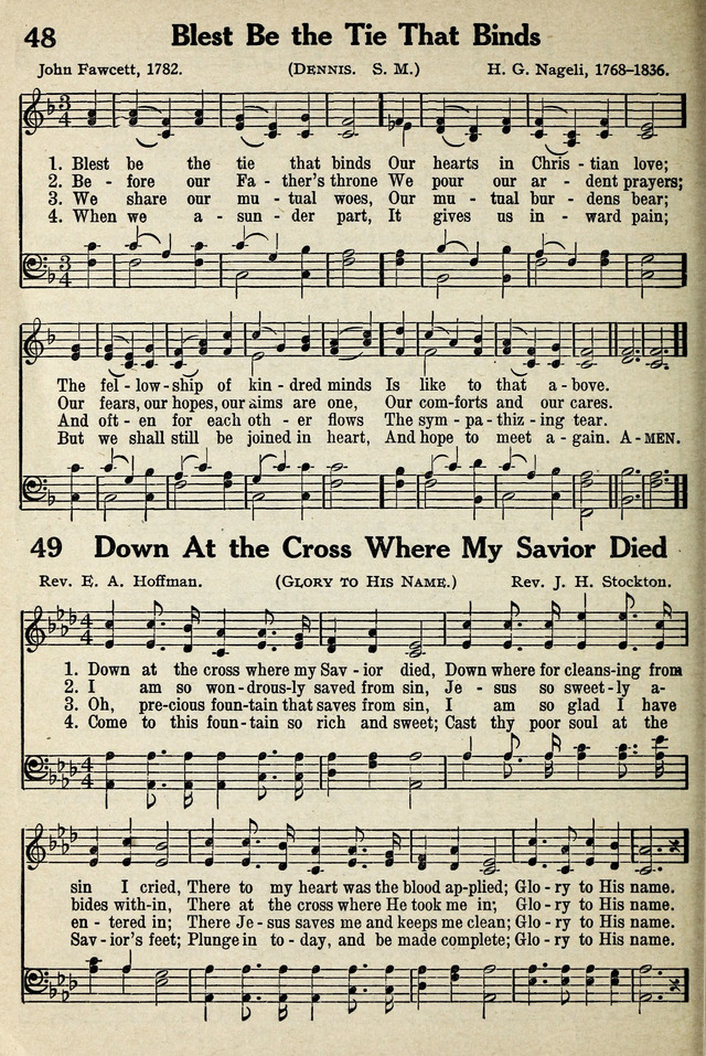 Revival Gems No 3 A Great Collection In A Modest Book 49 Down At The Cross Where My Savior Died Hymnary Org