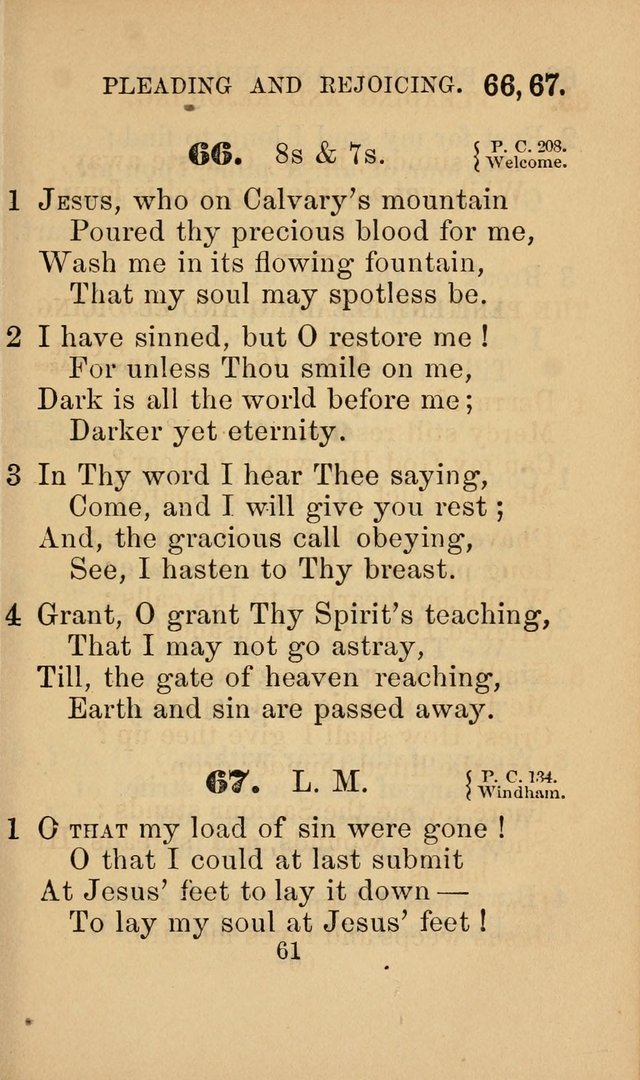 Revival Hymns page 61