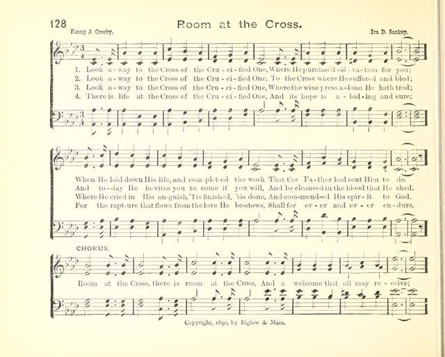 Royal Hymnal For The Sunday School 128 Look Away To The
