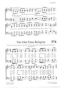 GIVE ME THAT OLD TIME RELIGION not cash Gospel Hymn Lyrics Words text sing  along music song 