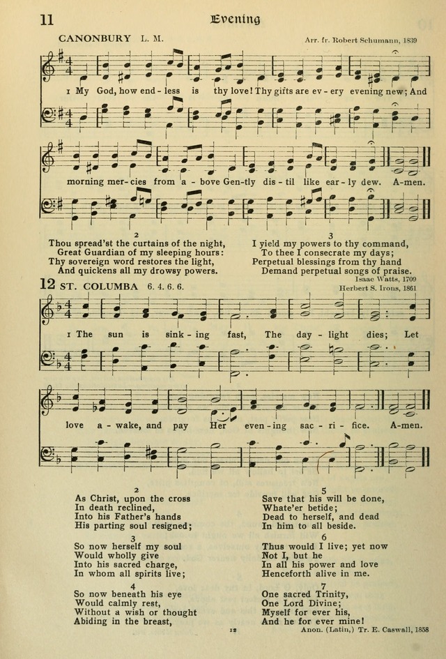 The Riverdale Hymn Book page 13