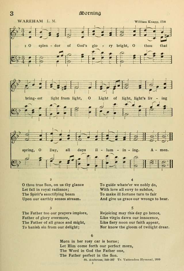 The Riverdale Hymn Book page 4