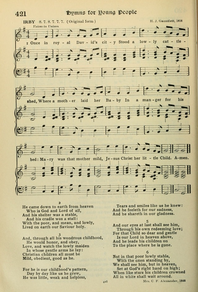 The Riverdale Hymn Book page 429