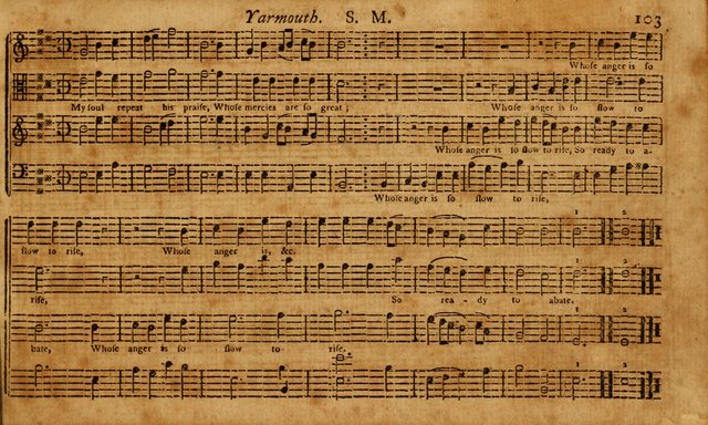 The Rural harmony: being an original composition, in three and four parts ; for the use of singing schools and musical societies page 106